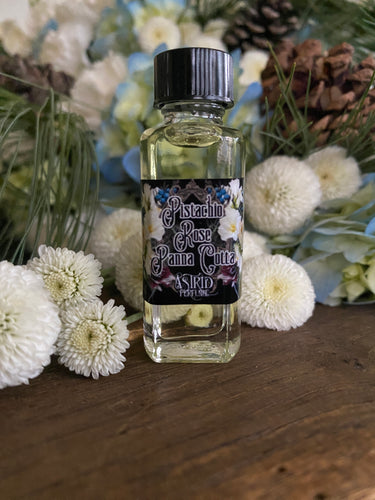 Pistachio & Rose Panna Cotta